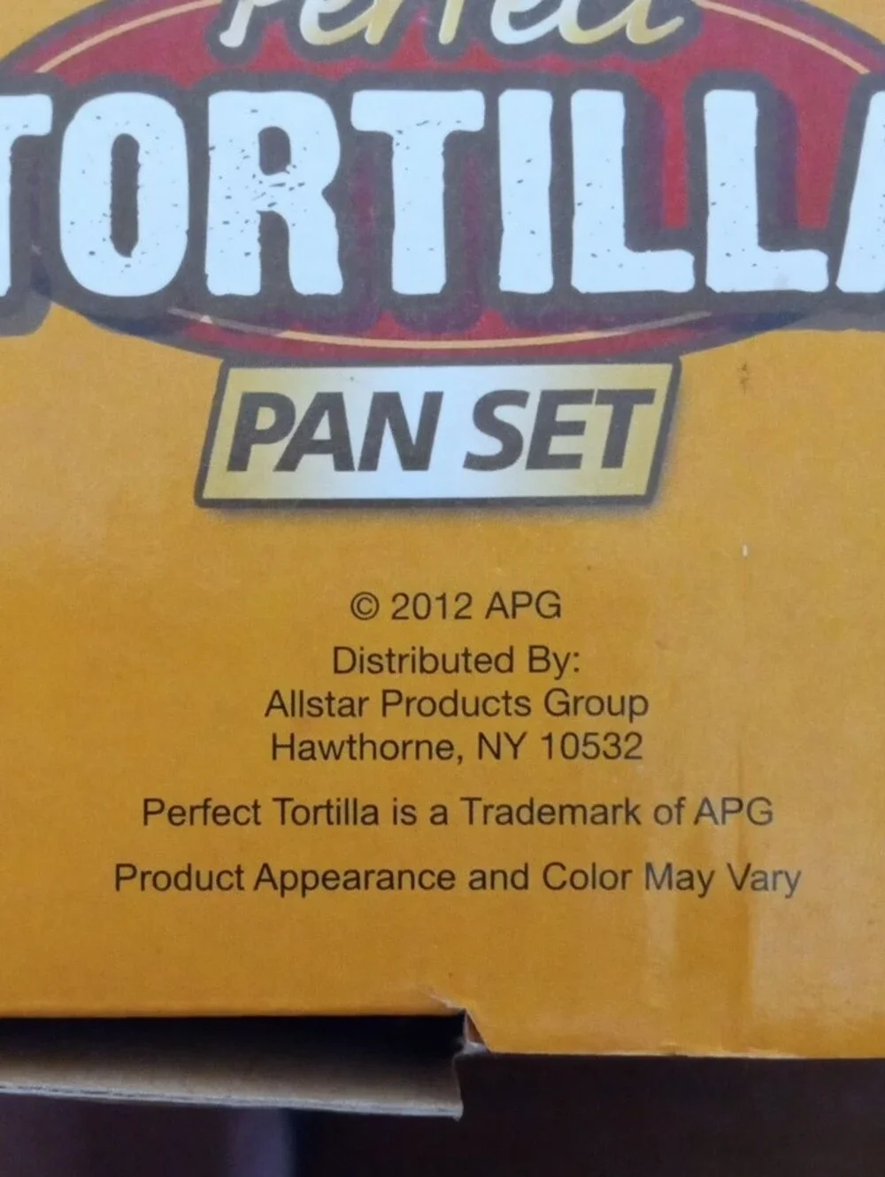 Perfect Tortilla Pan Set Of 4 NIB